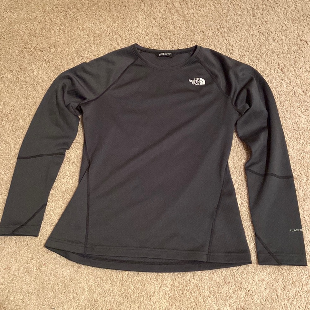 Black North face long sleeve